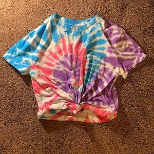 Tie dye kids tee, never worn
